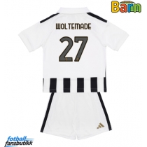 Juventus Nick Woltemade #27 Hjemmedraktsett Barn 2026-27 Kortermet (+ Korte bukser)